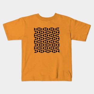 SIMPLE BLACK TRIANGLES DESIGN PATTERN Kids T-Shirt